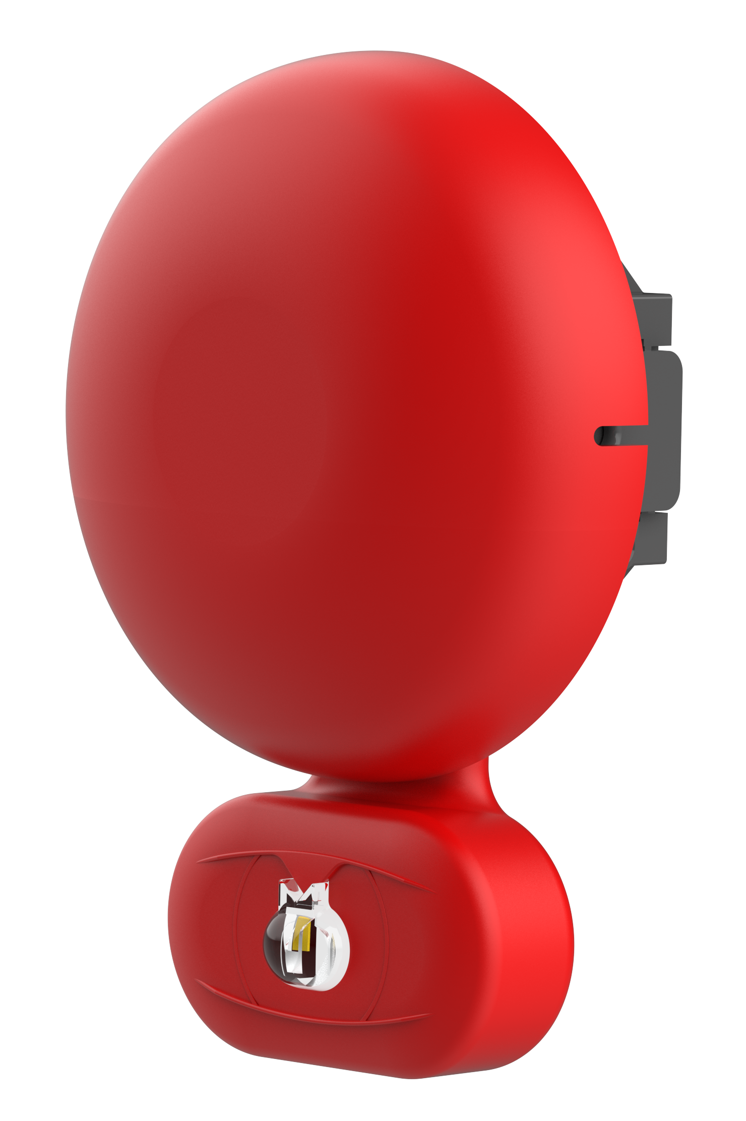 Brandlarmklocka 6" Röd 24V med LED blixt