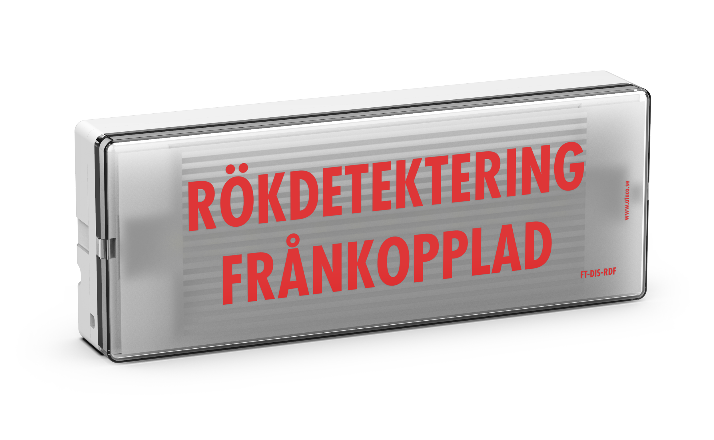 Ljusskylt - Rökdetektering Frånkopplad