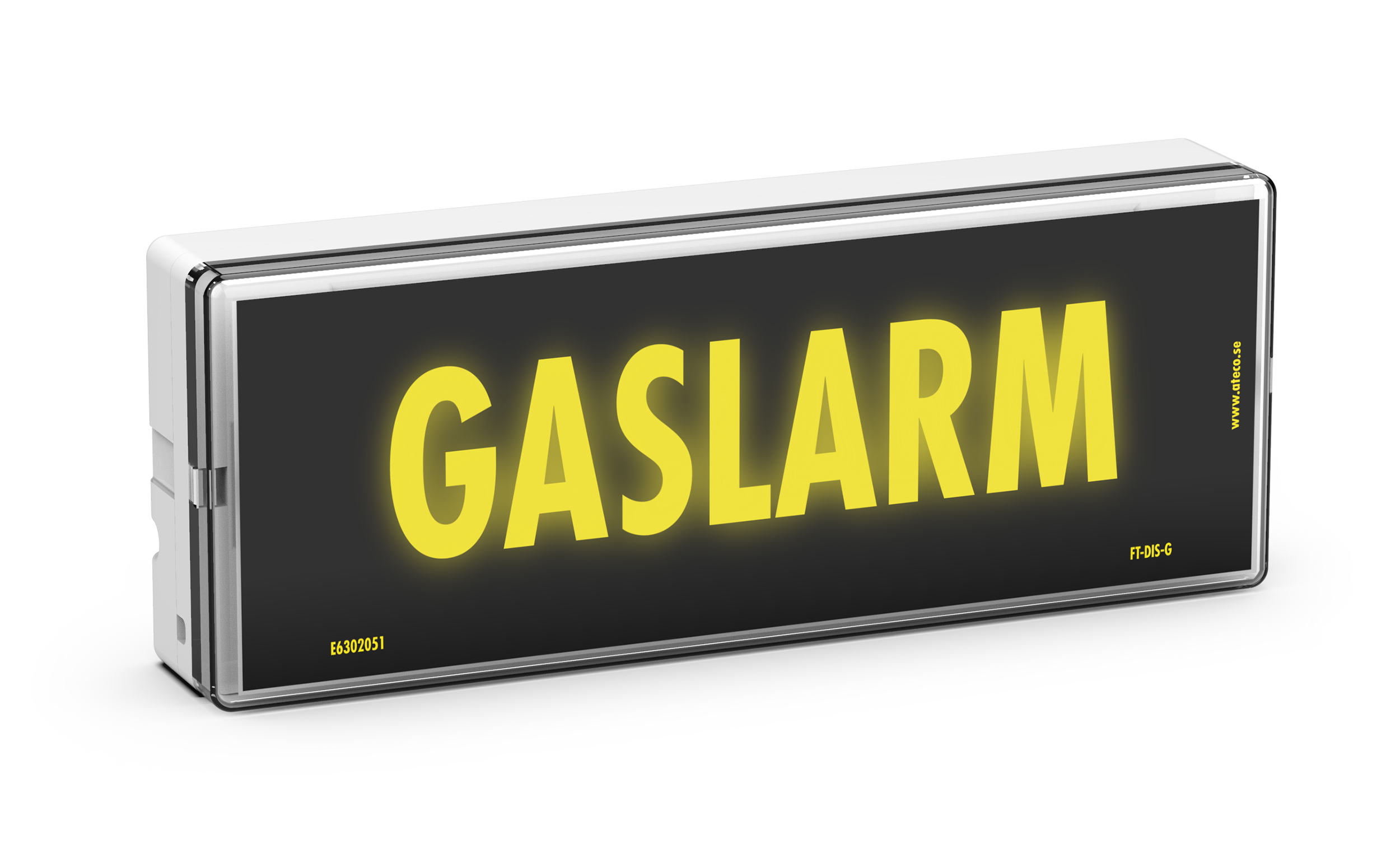 Ljusskylt - Gaslarm