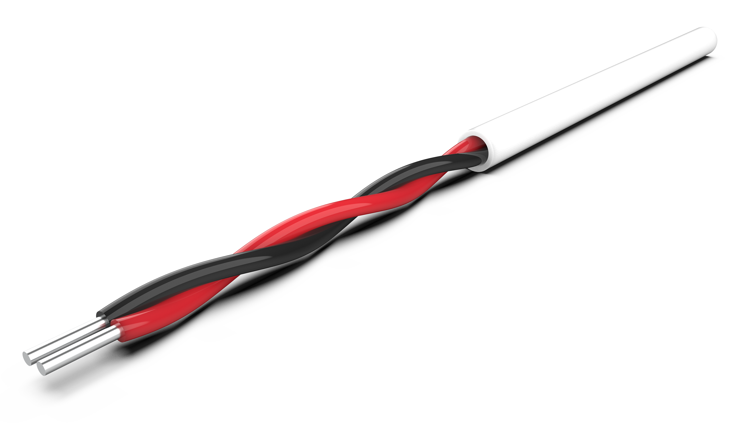 Värmedetektorkabel Vit 105 gr