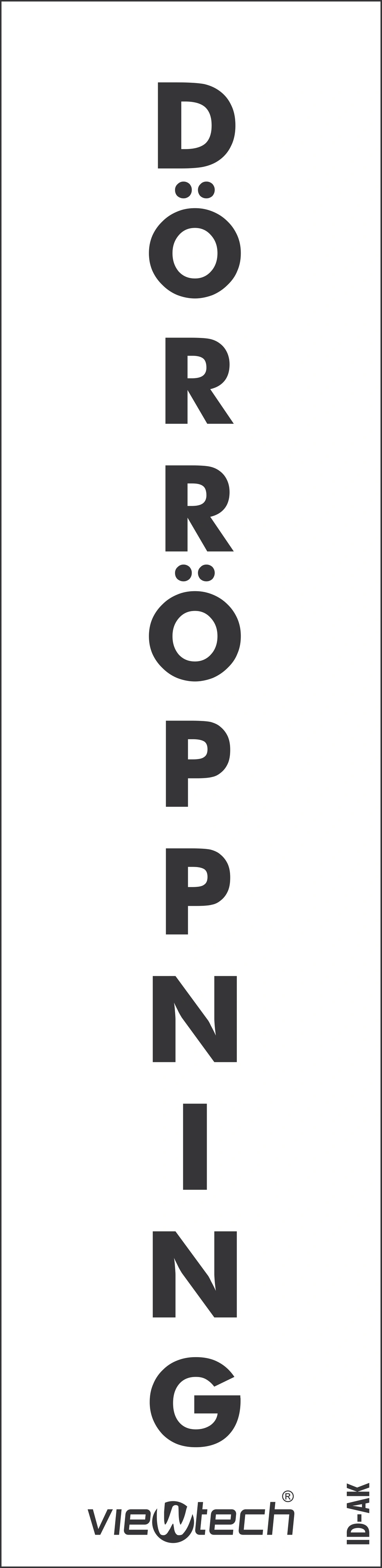 Dekal dörröppning