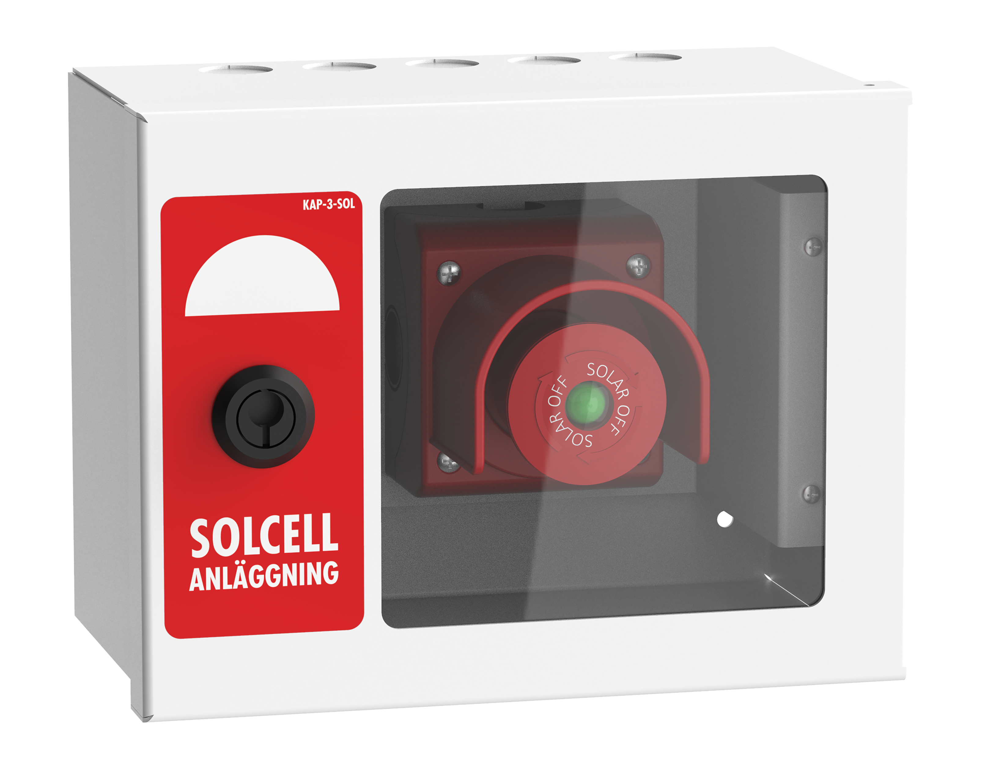 Kapsling med Brandkårsbrytare