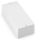 Kopplingsbox för 2 radplintar Vit