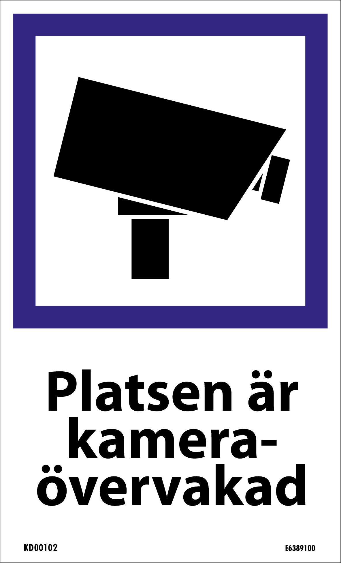 Dekal Kameraövervakning