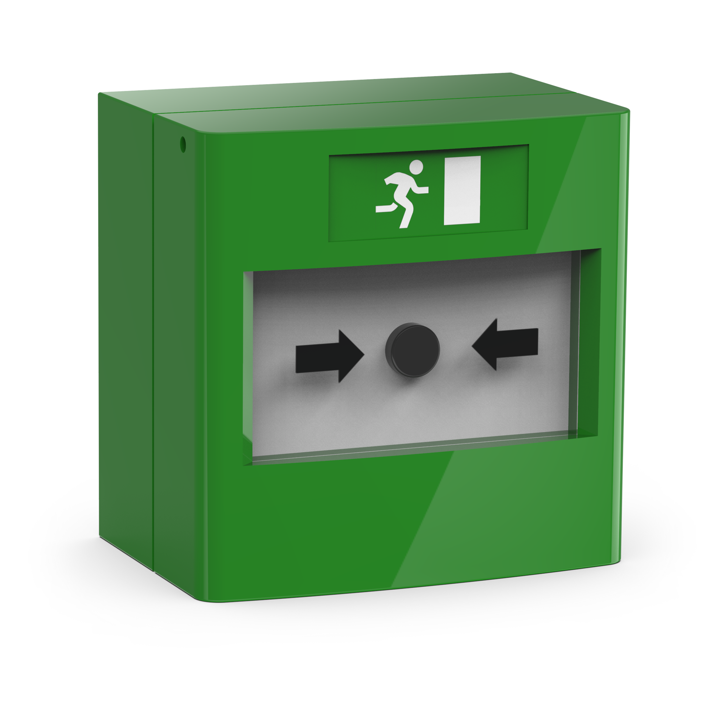 Larmknapp Grön 2xNO/NC