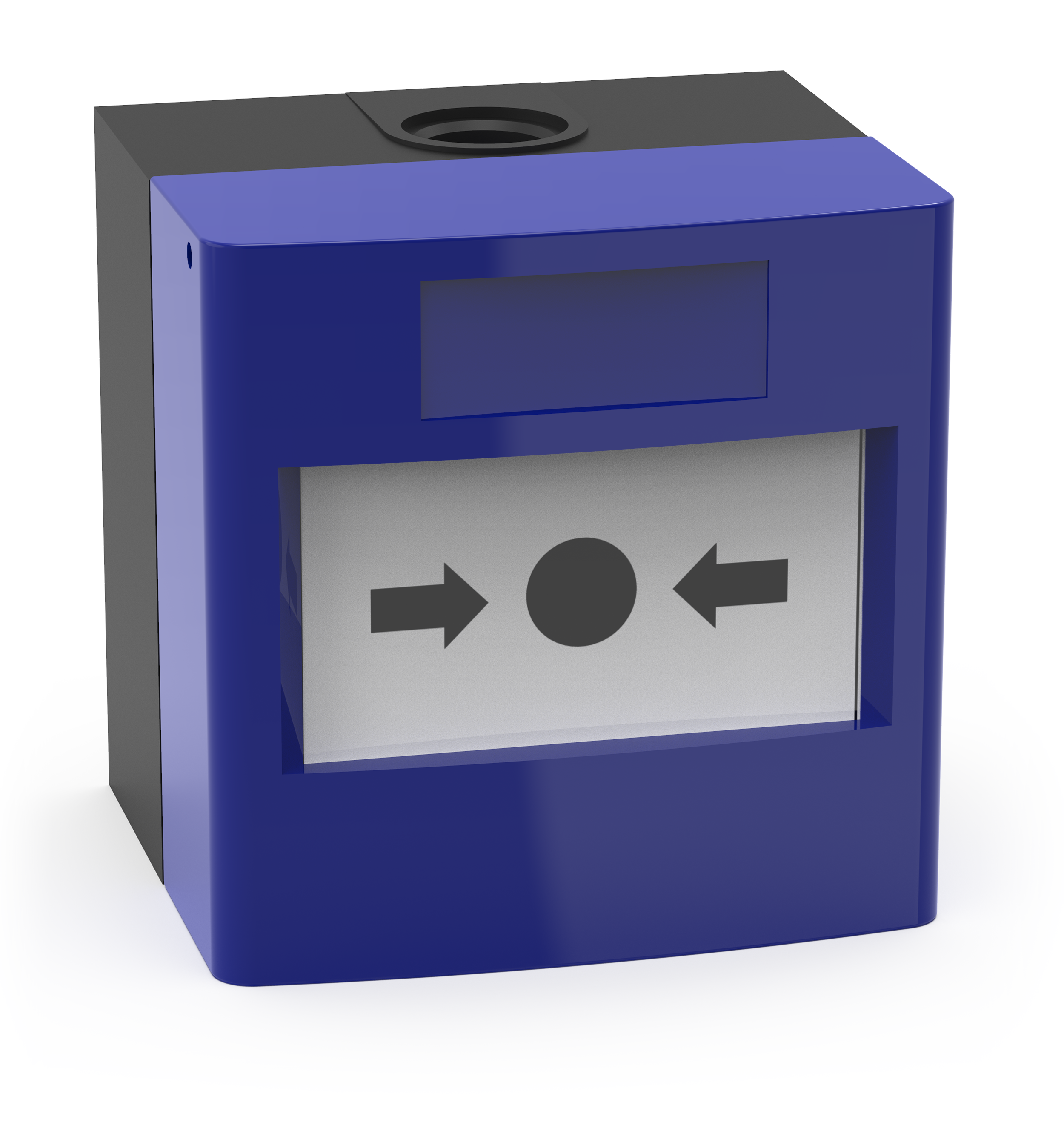 Larmknapp IP67 Blå 2xNO/NC