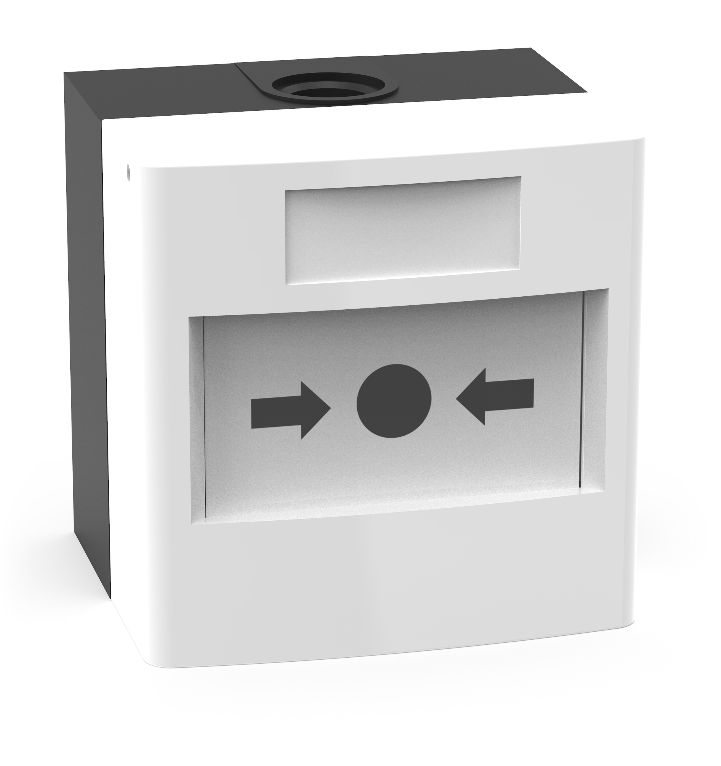 Larmknapp IP67 Vit 2xNO/NC