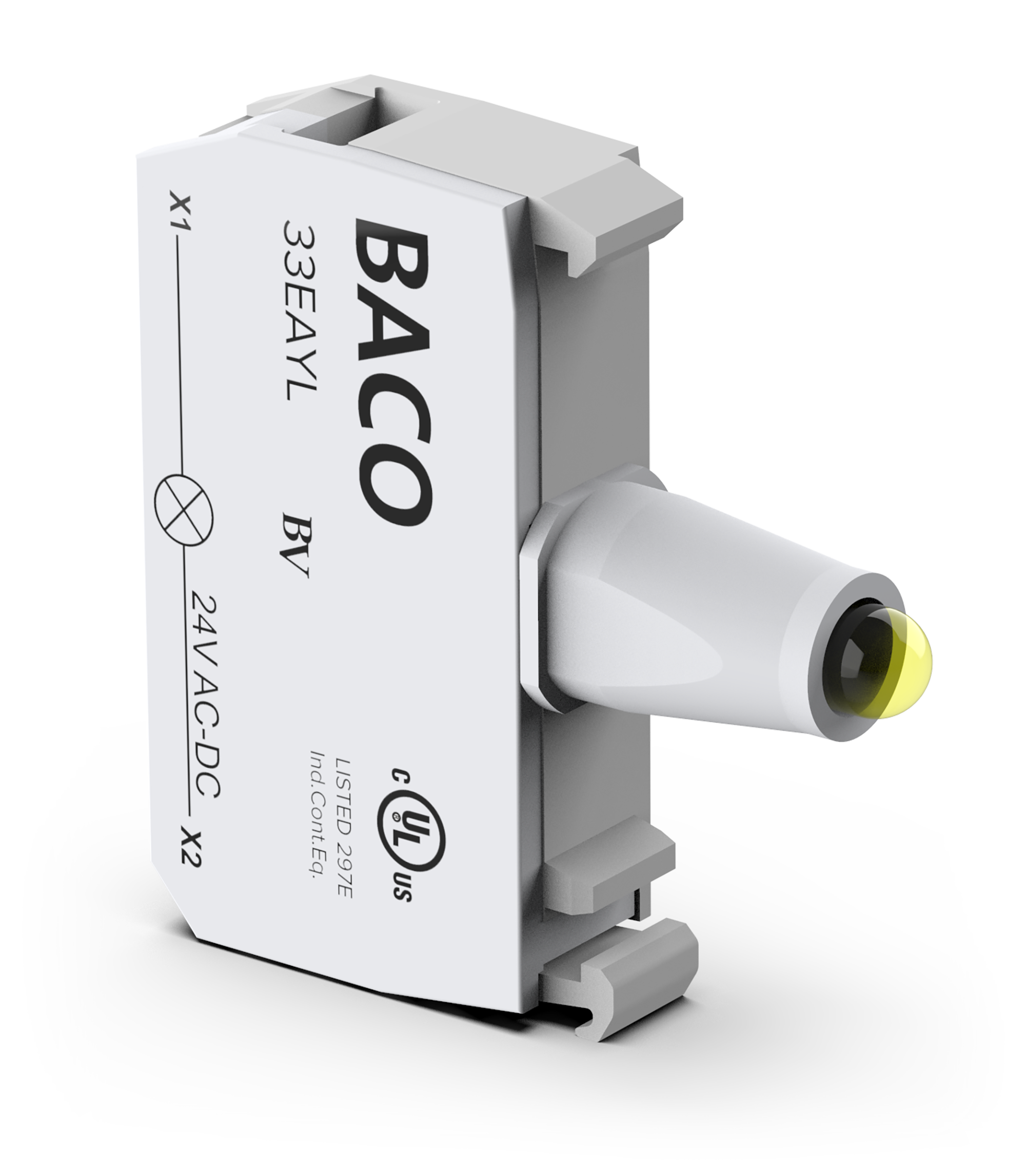 LED-modul Gul 24V AC/DC