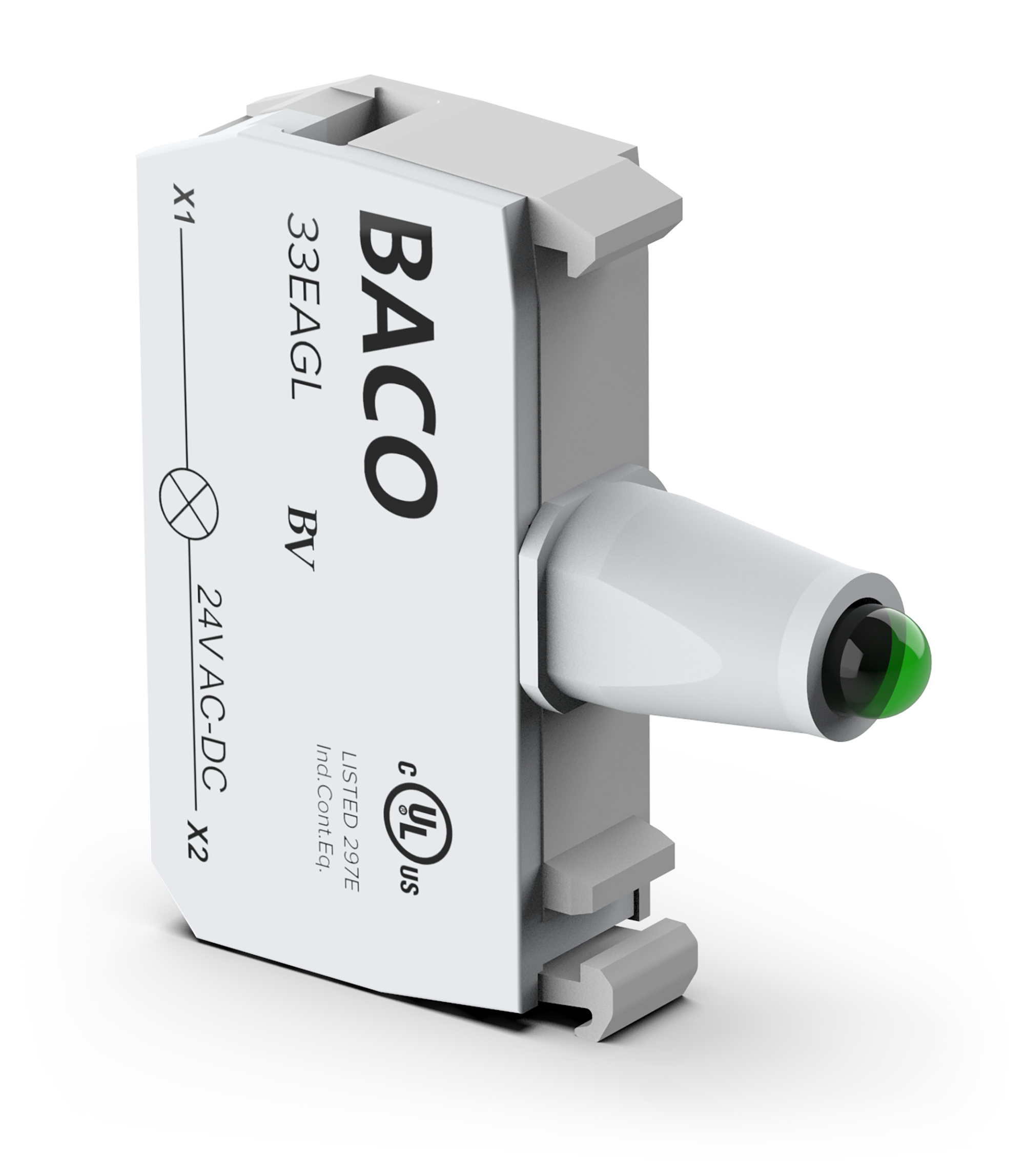 LED-modul Grön 24VAC/DC