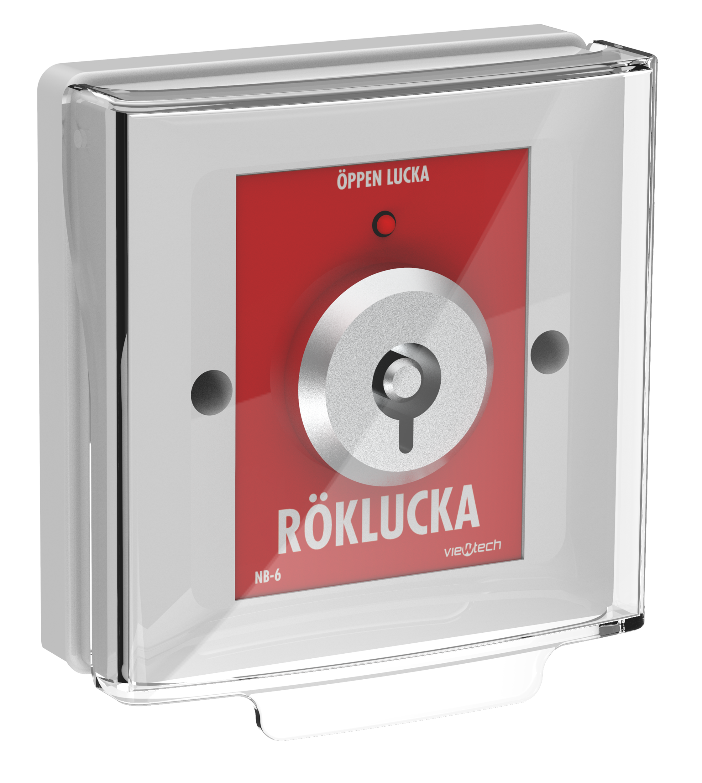 Nyckelbrytare för röklucka