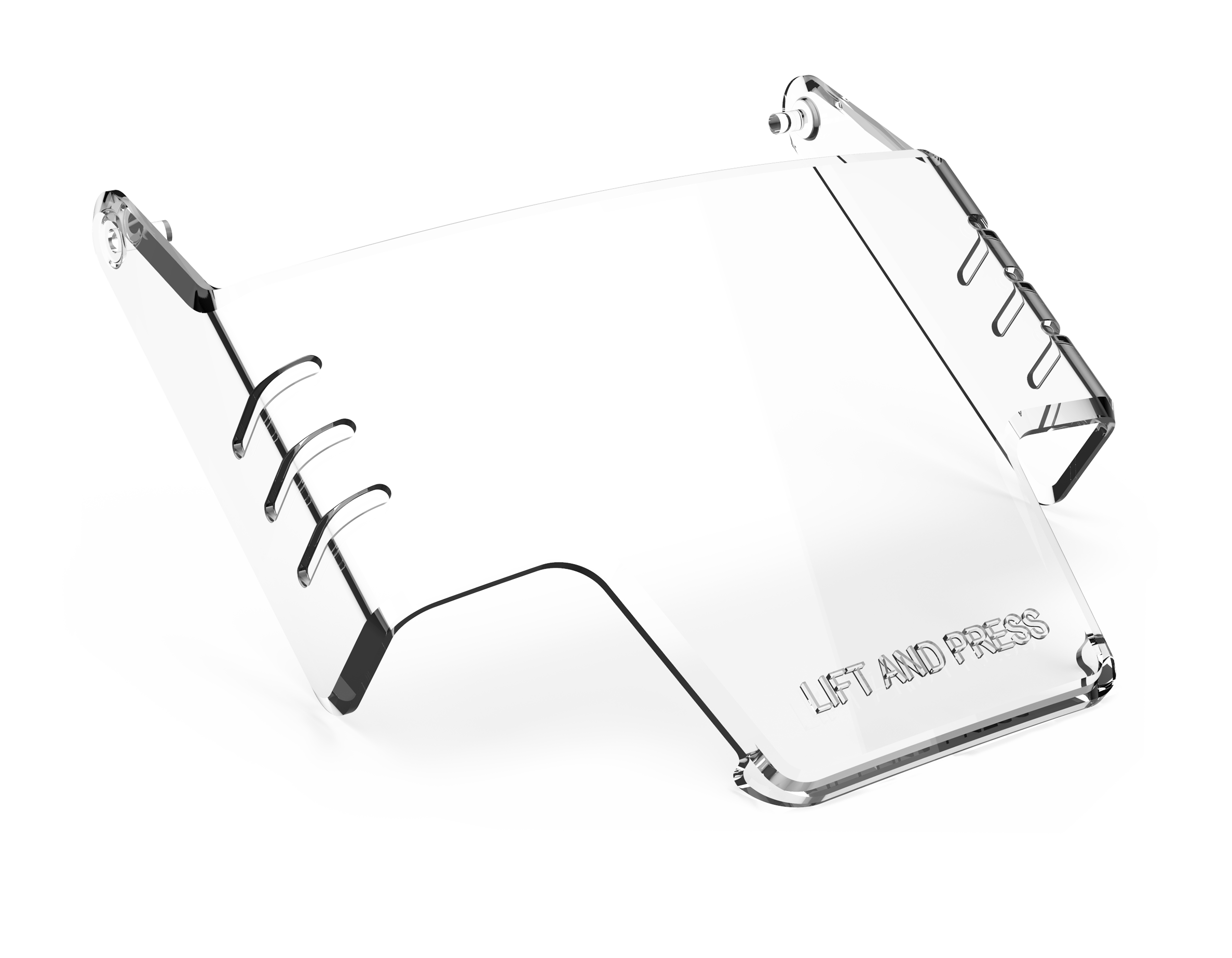 Skyddslucka för larmknapp