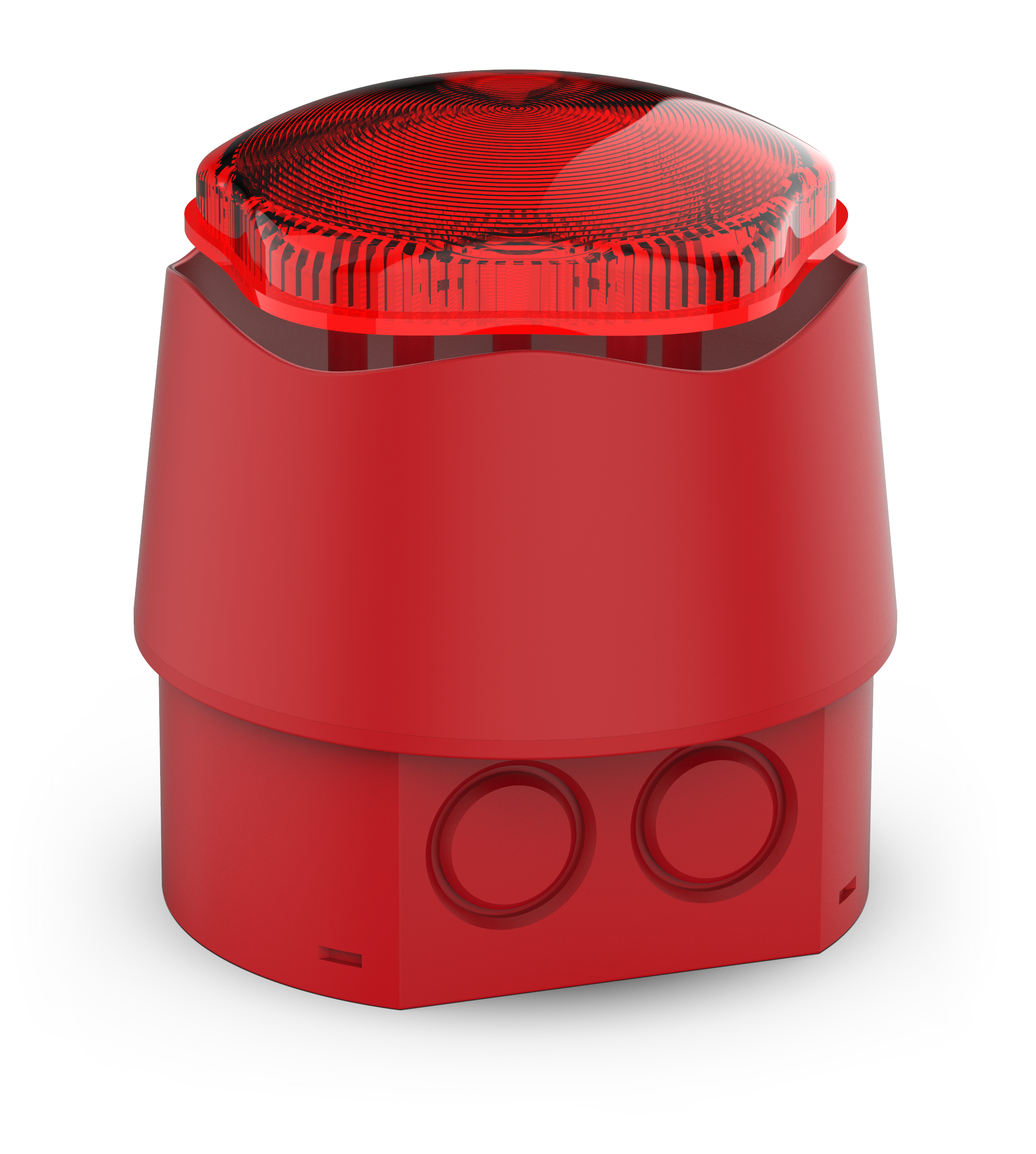 Larmdon Blixt/Sirén LED Röd IP66