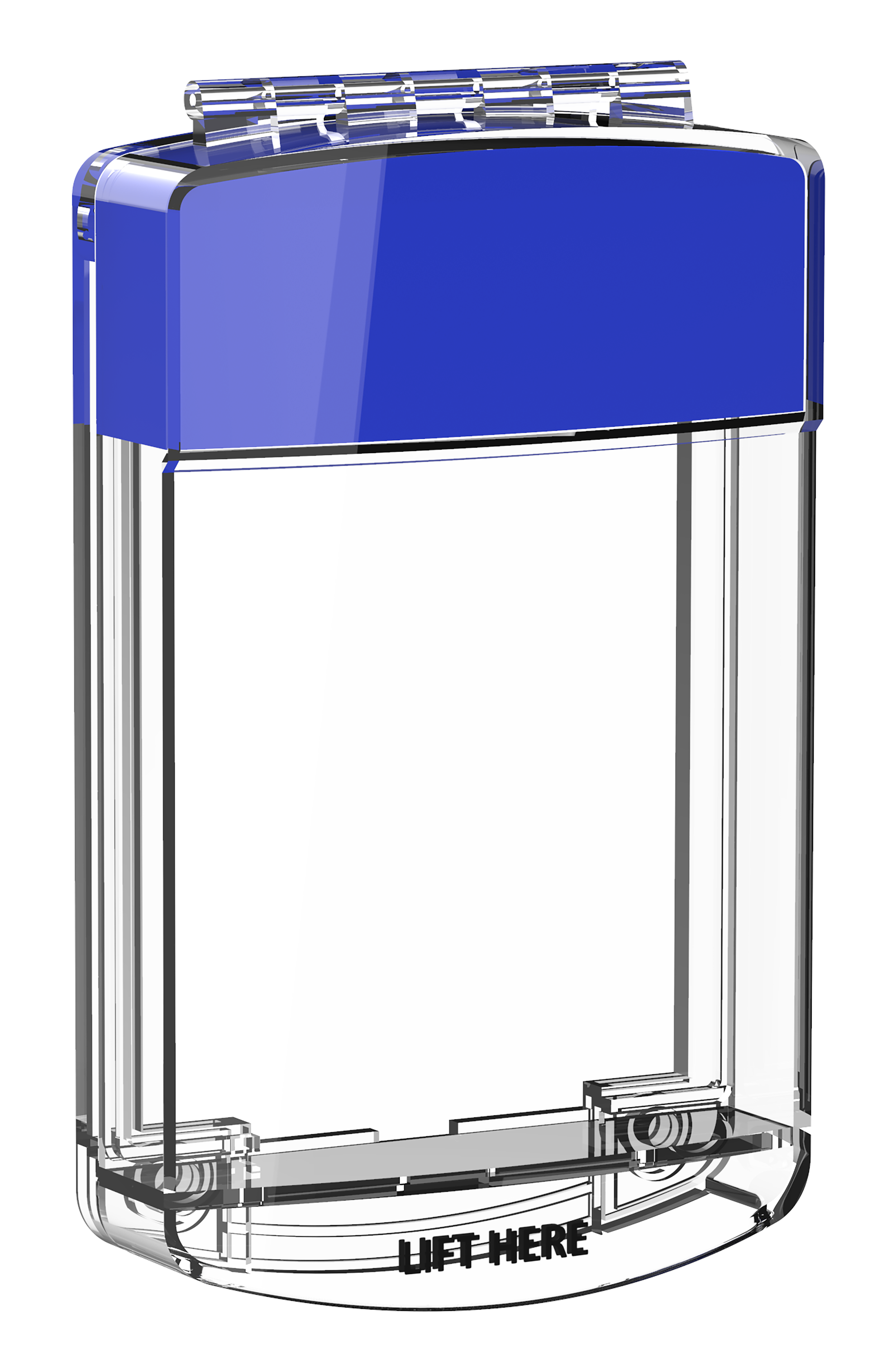 Skyddshuv för Larmknapp Blå