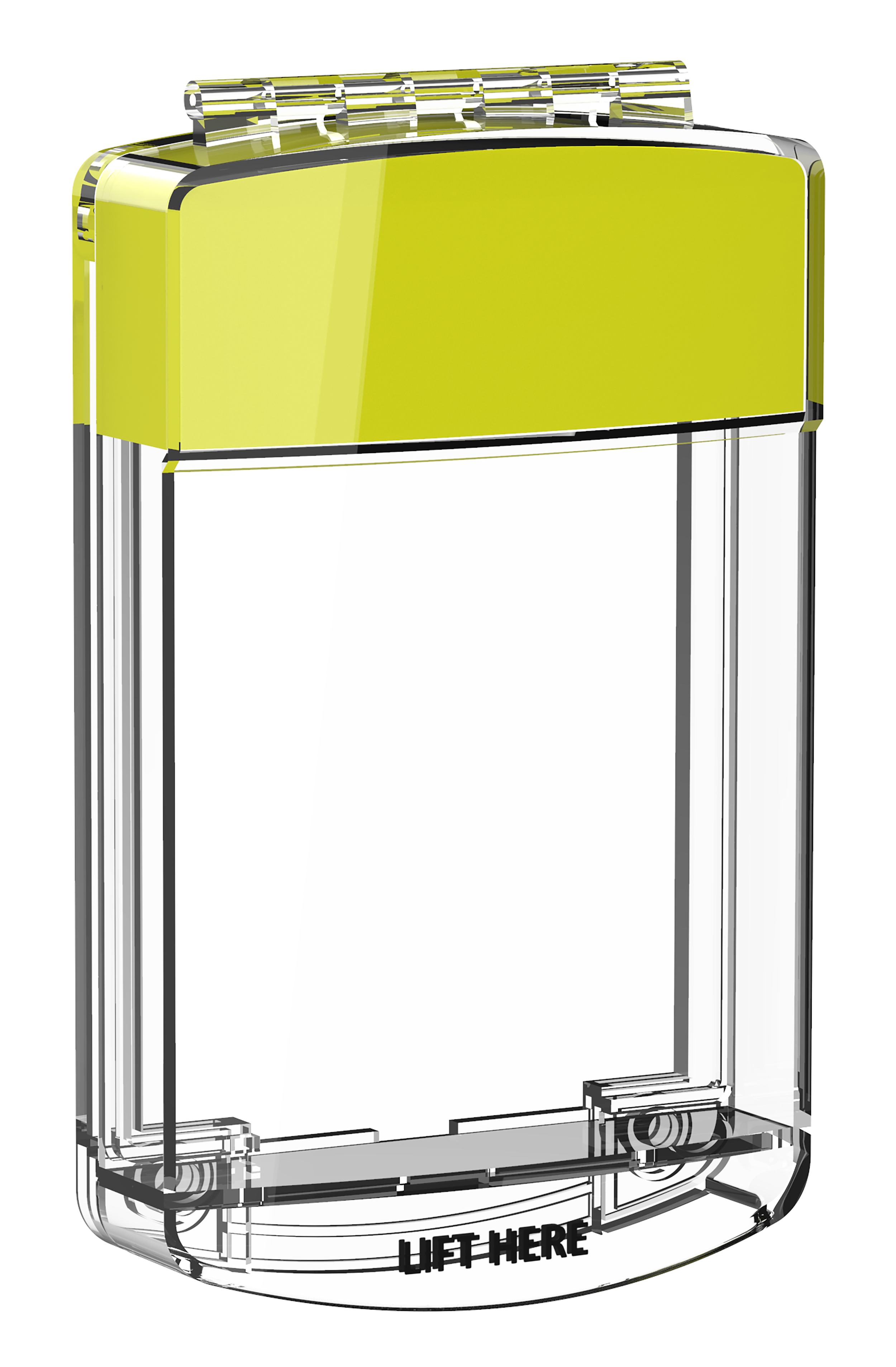 Skyddshuv för Larmknapp Gul