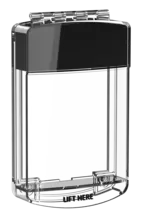 Skyddshuv för Larmknapp Svart