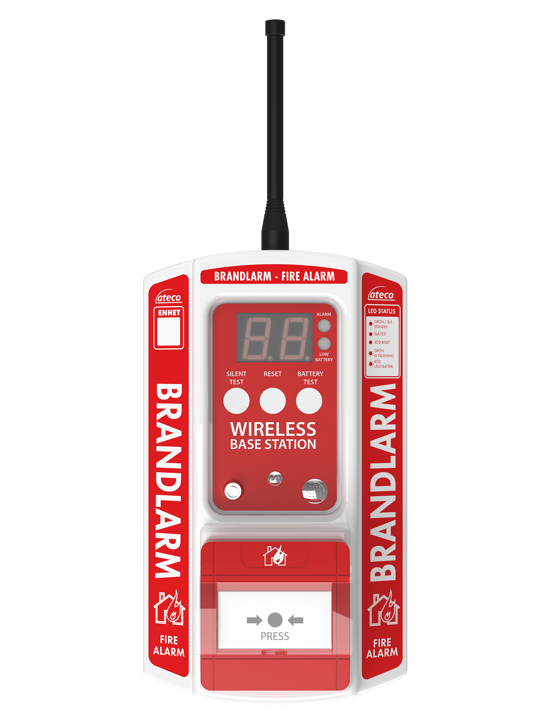 Trådlöst Bygglarm Basstation