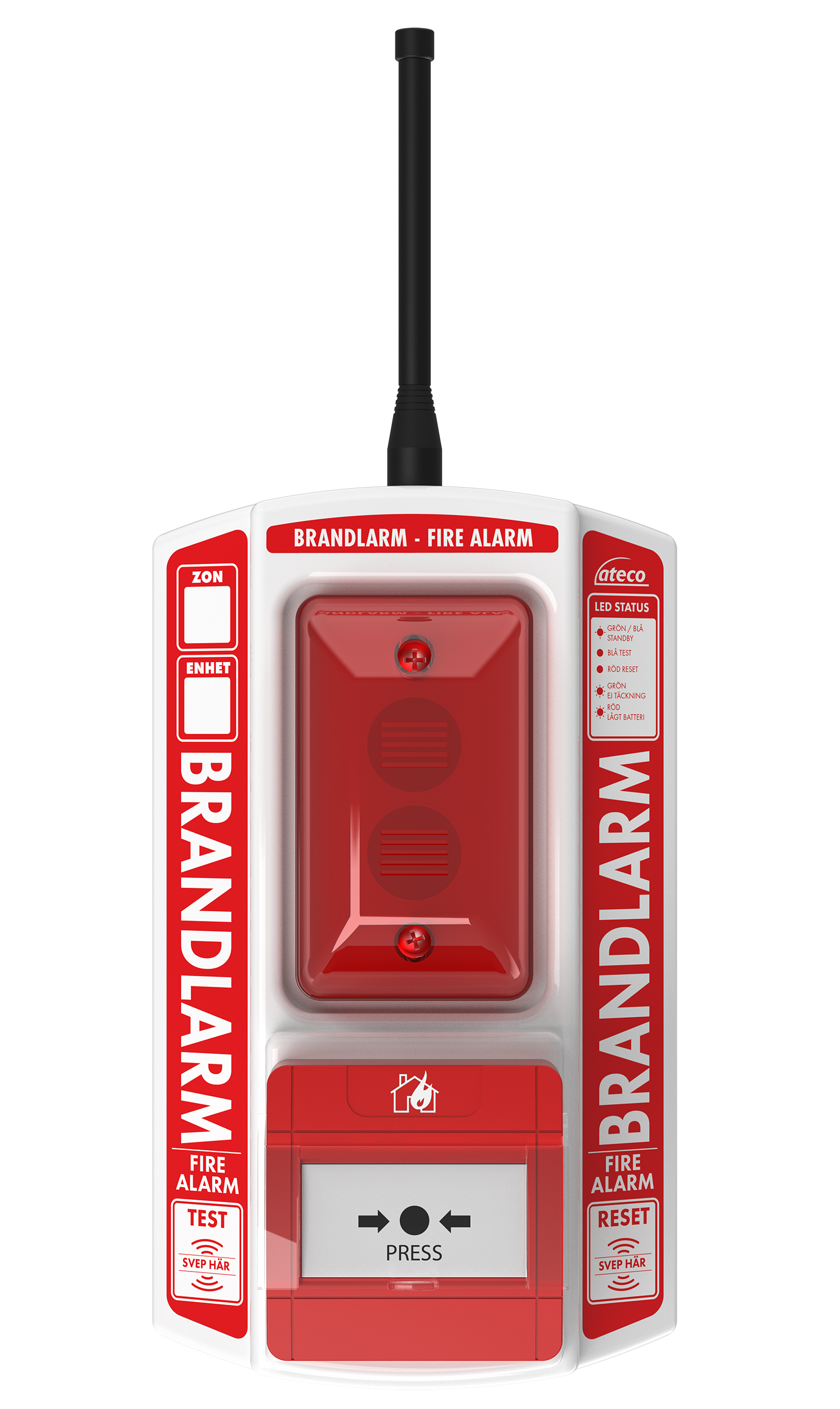 Bygglarm Larmknapp & Larmdon