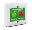 Larmindikering utrymningsplats