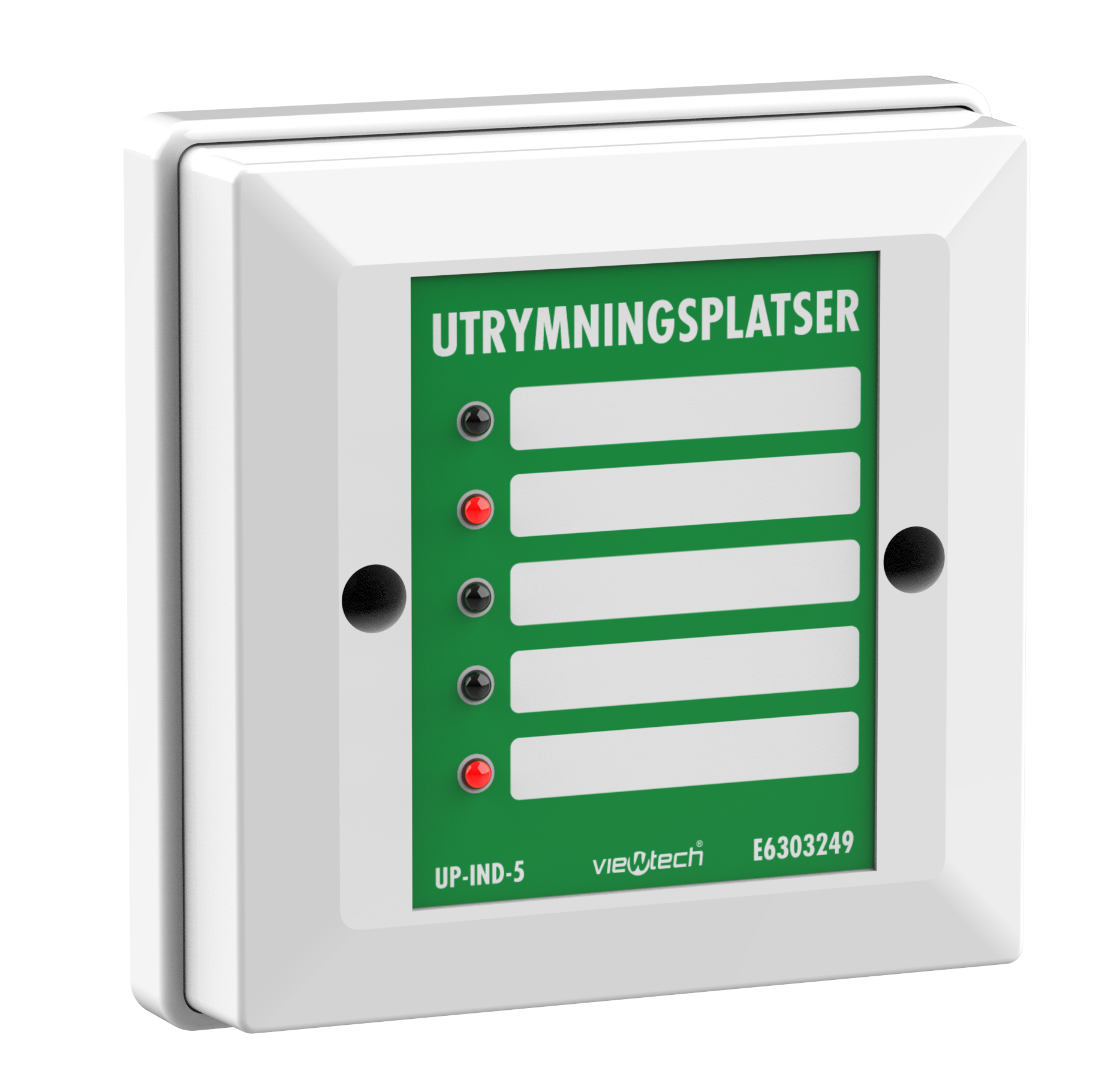 Indikering 5 Utrymningsplatser