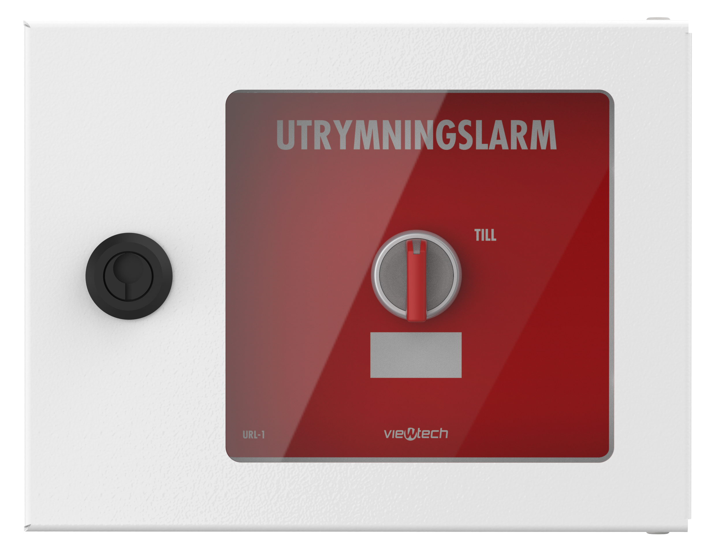 Manöverskåp för utrymningslarm 1 sektion