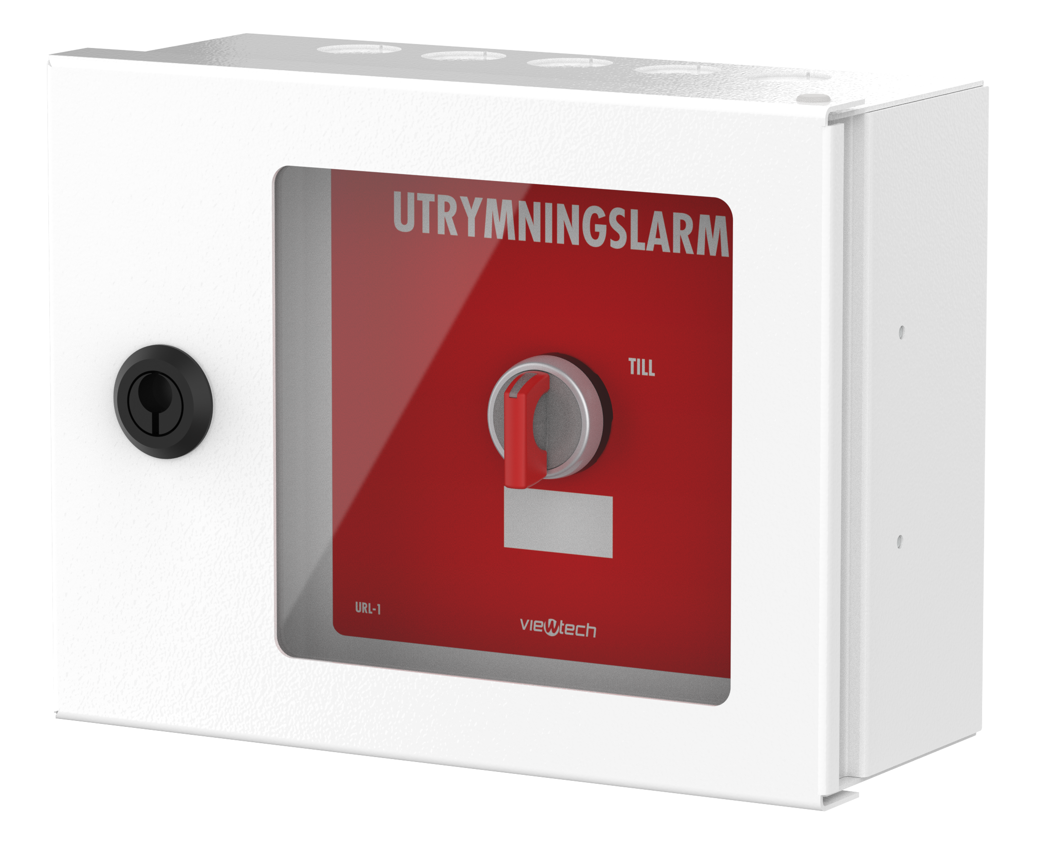 Manöverskåp för utrymningslarm 1 sektion