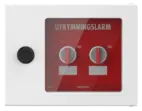 Manöverskåp för utrymningslarm 2 sektioner