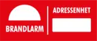 Dekal Brandlarm adressenhet 70x30 - 24/ark