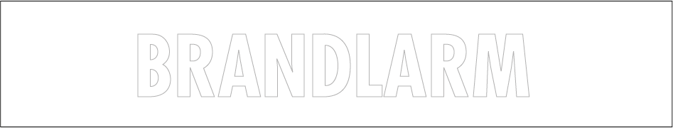 Dekal Brandlarm Transparent