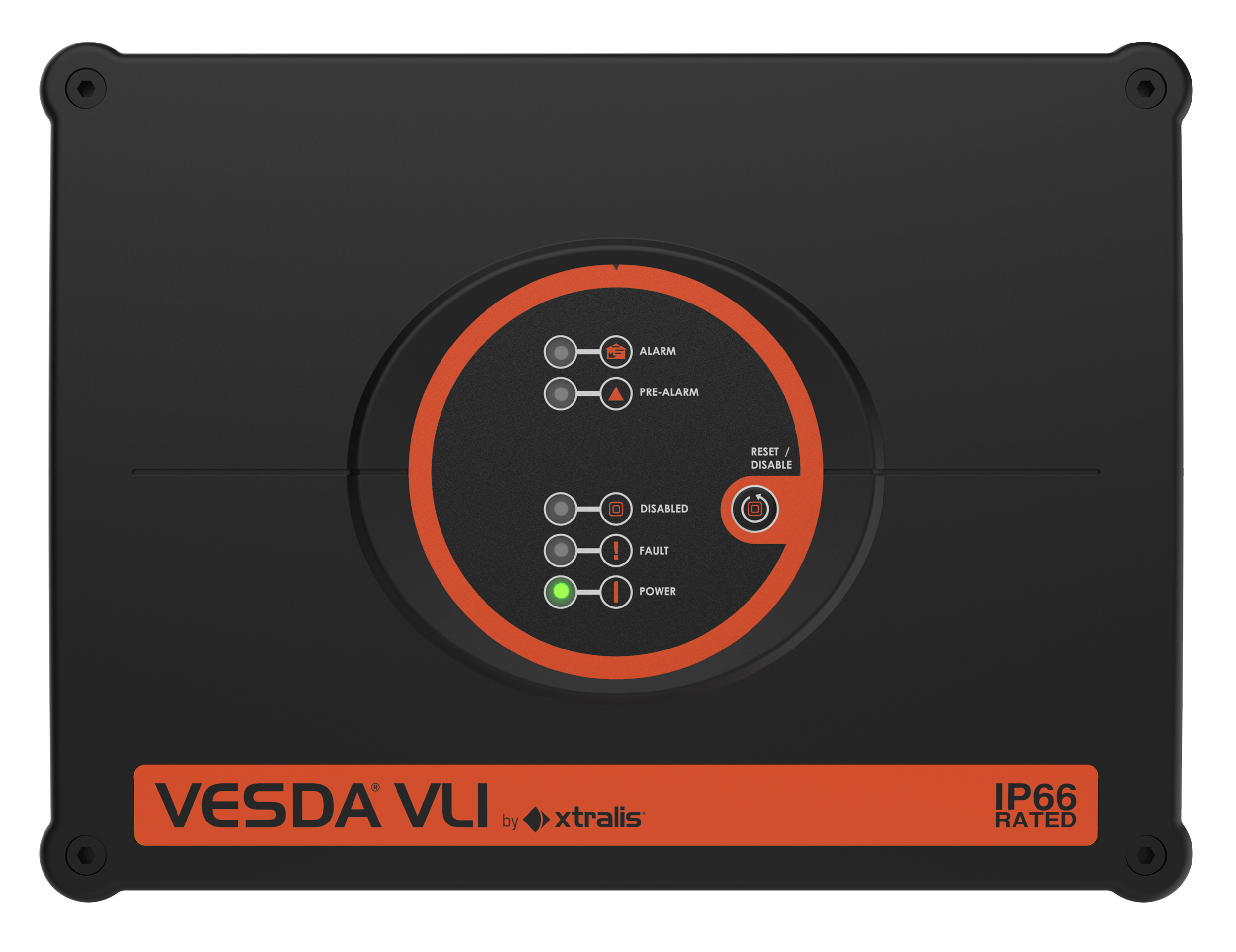 Kapslad aspirerande detektor