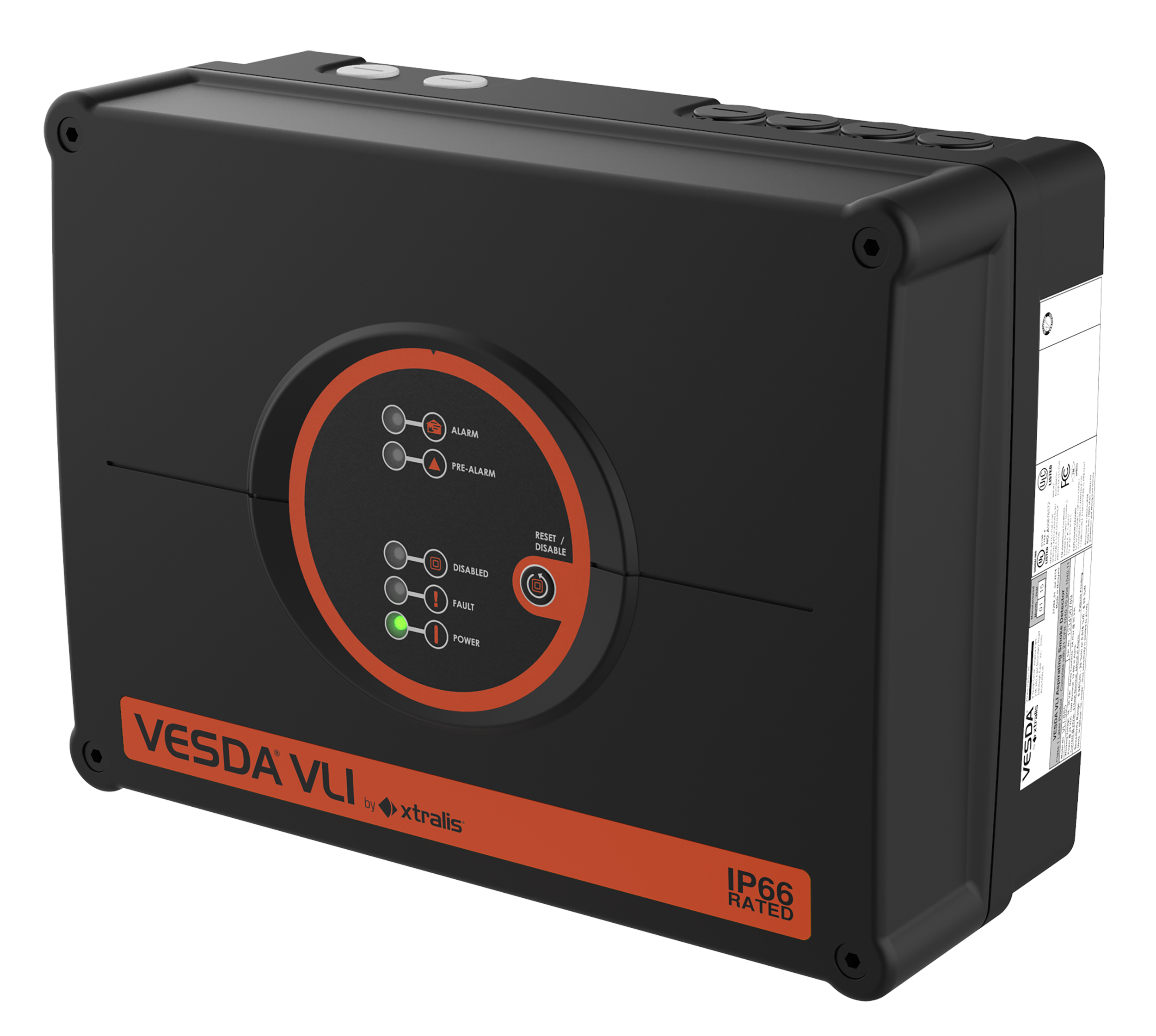 Kapslad aspirerande detektor