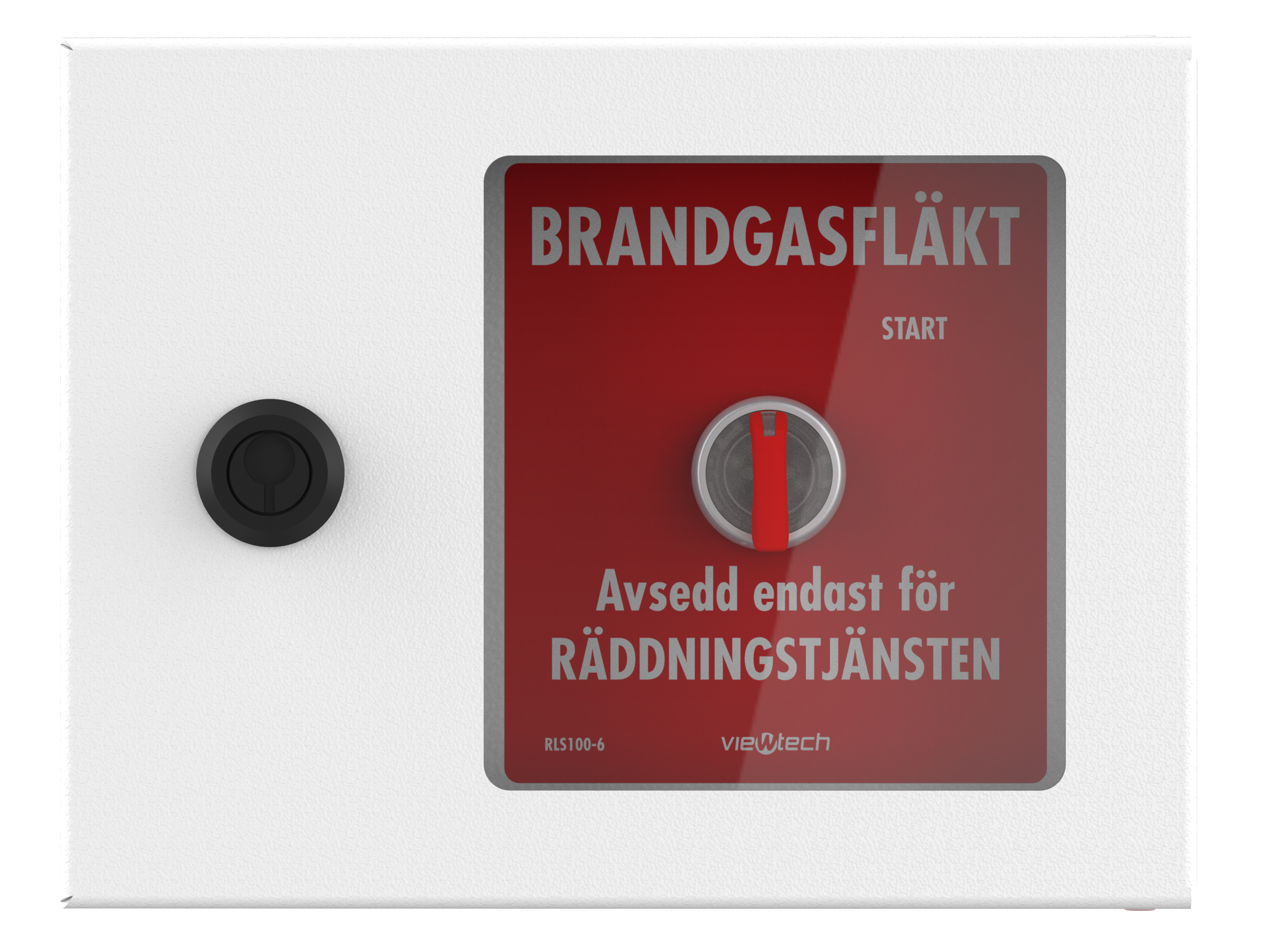 Manöverskåp Brandgasfläkt 1 Vred