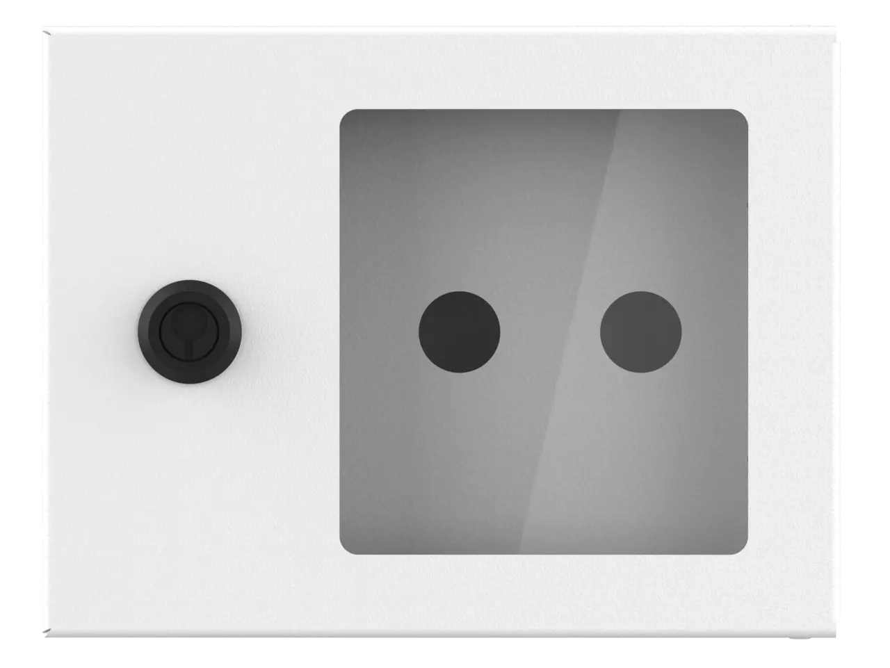 Plåtkapsling för 2 moduler