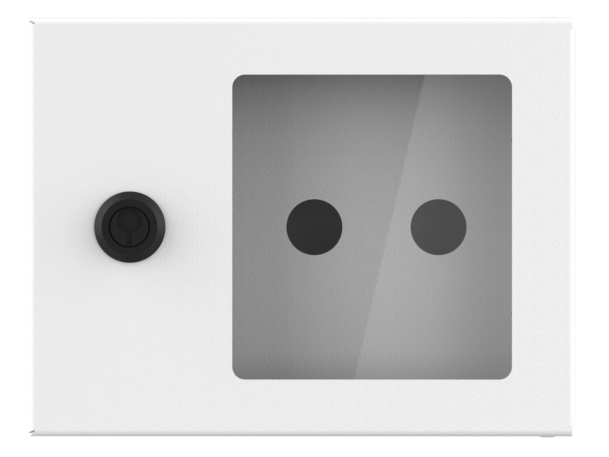 Plåtkapsling för 2 moduler