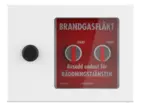 Manöverskåp Brandgasfläkt 2 vred