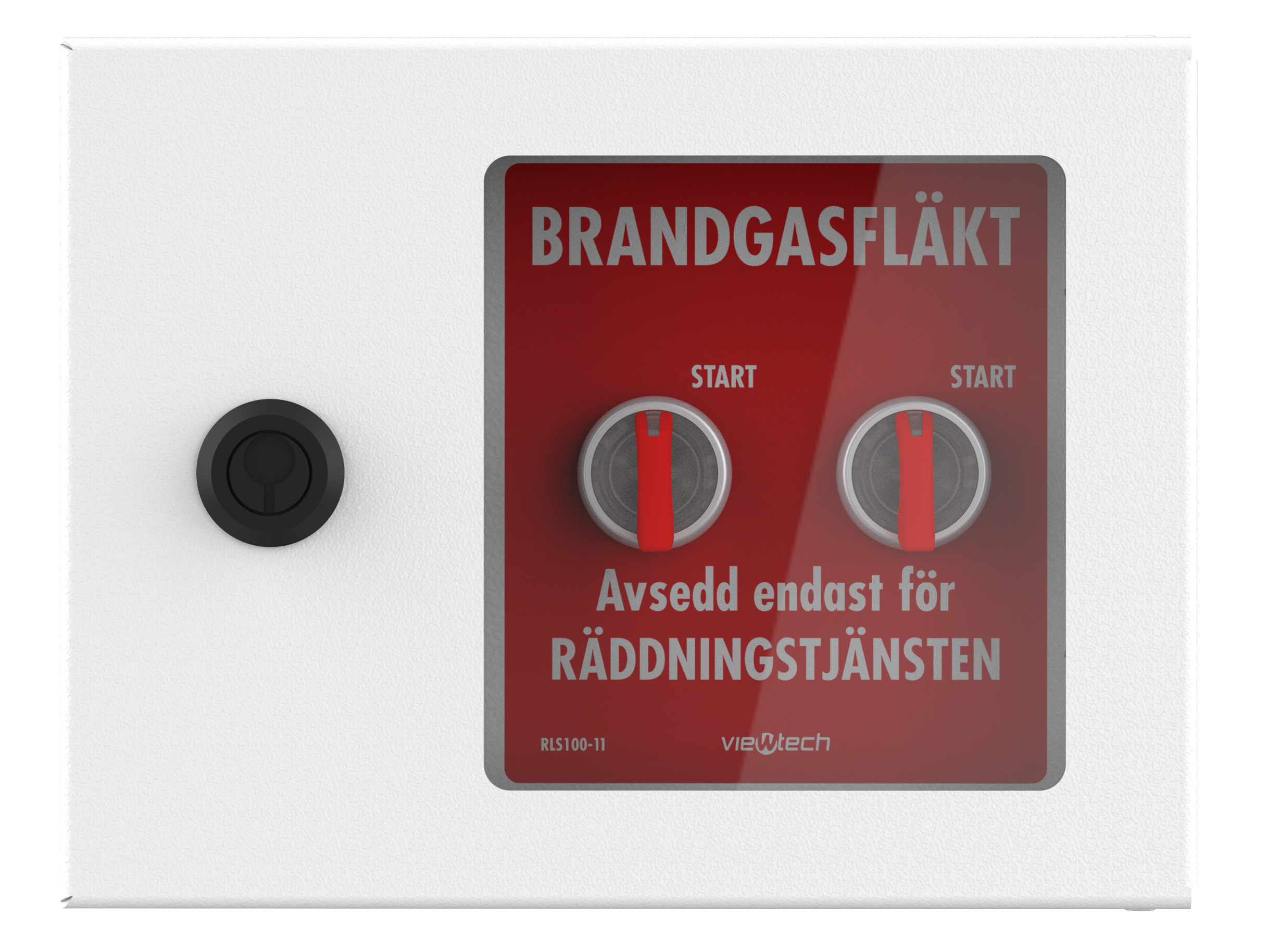 Manöverskåp Brandgasfläkt 2 vred