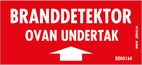 Dekal Branddetektor ovan undertak 55x25 - 35/ark
