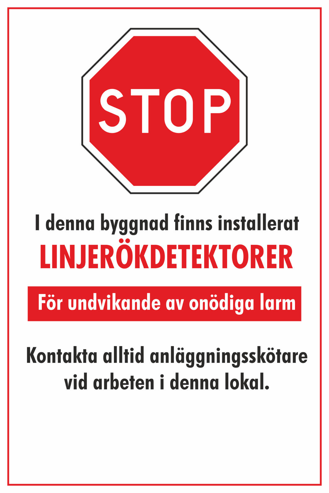 Dekal Linjerökdetektor 100x150