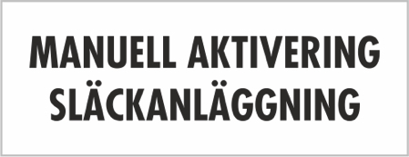 Dekal Manuell aktivering släckanl. 42x16