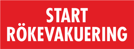 Dekal Start rökevakuering 41x15 - 10/ark