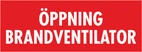Dekal Öppning brandventilator 41x15 - 10/ark