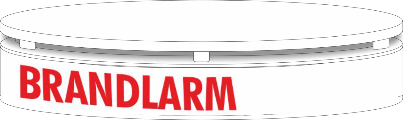 Sockeldekal Brandlarm 325x12 - 10/ark