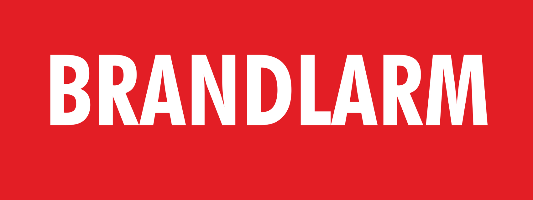 Skylt - Brandlarm 160x50