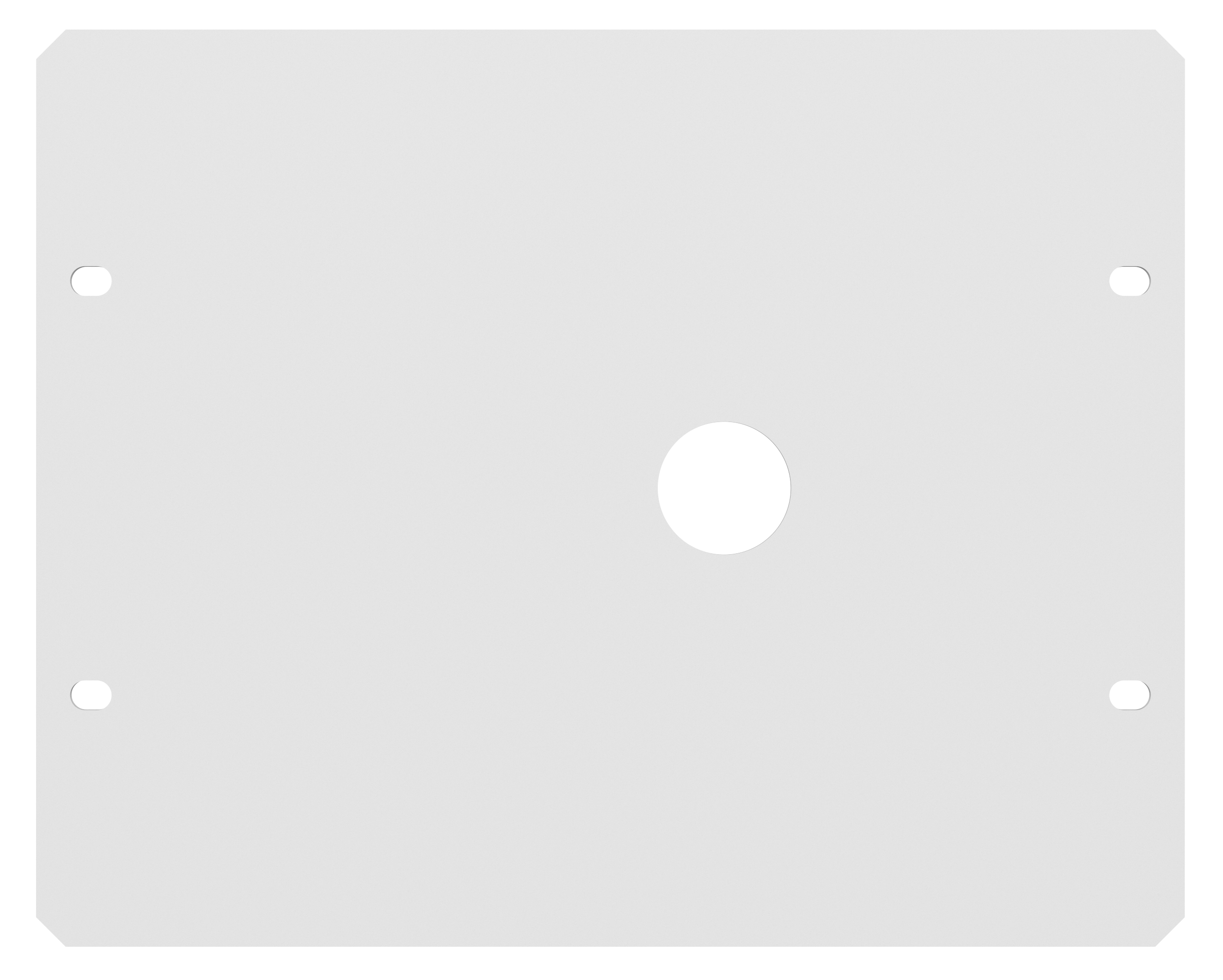 Montageplåt RLS 1 hål
