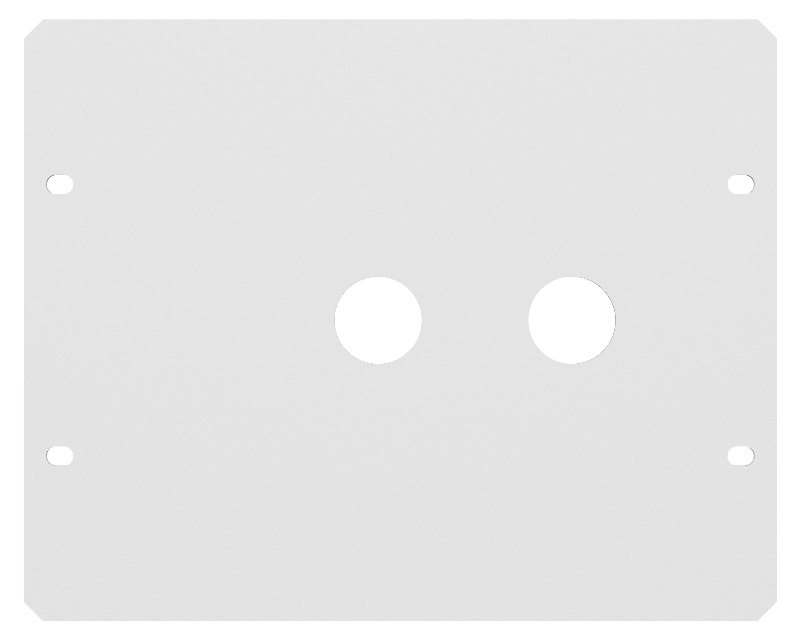 Montageplåt RLS 2 hål
