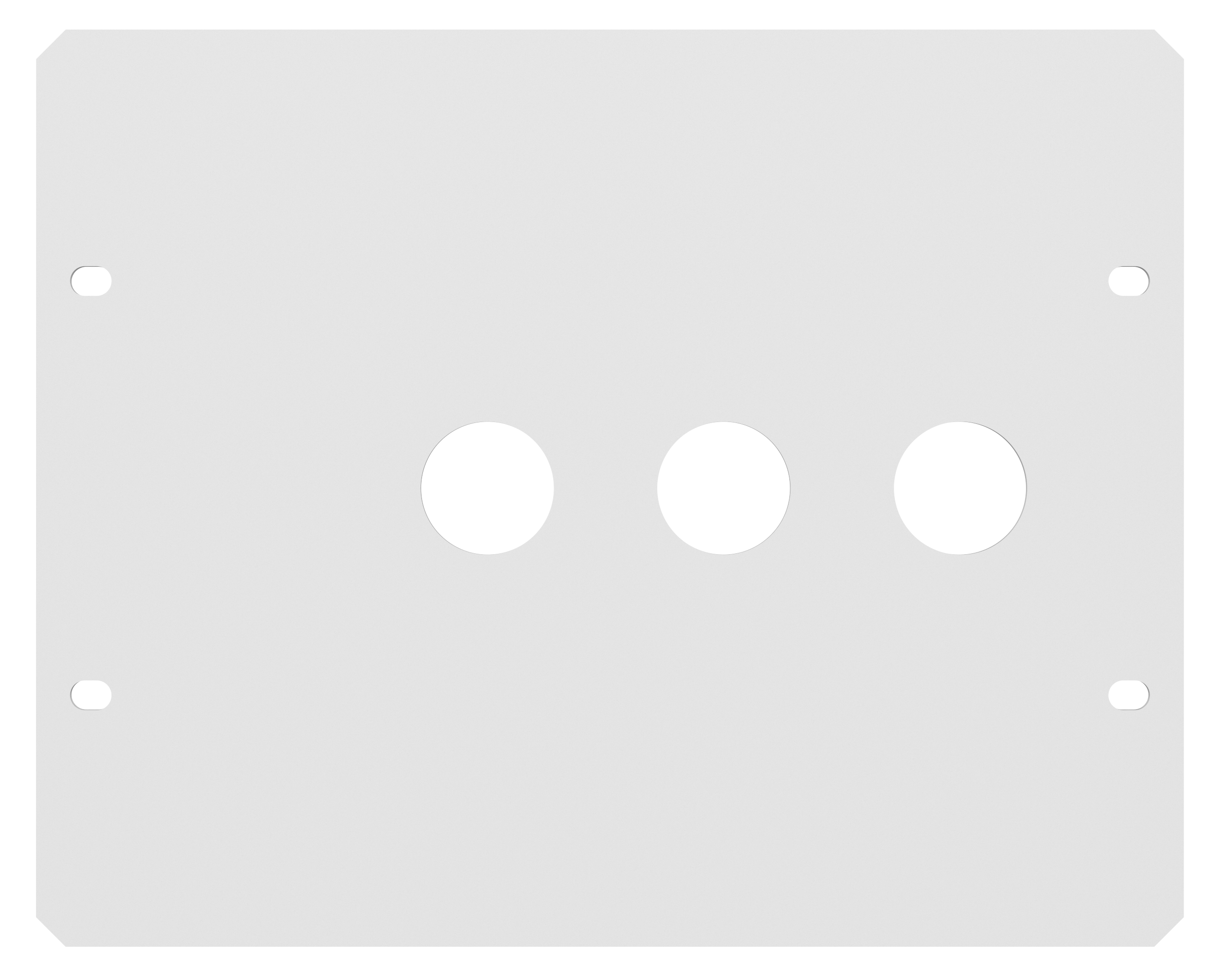 Montageplåt RLS 3 hål