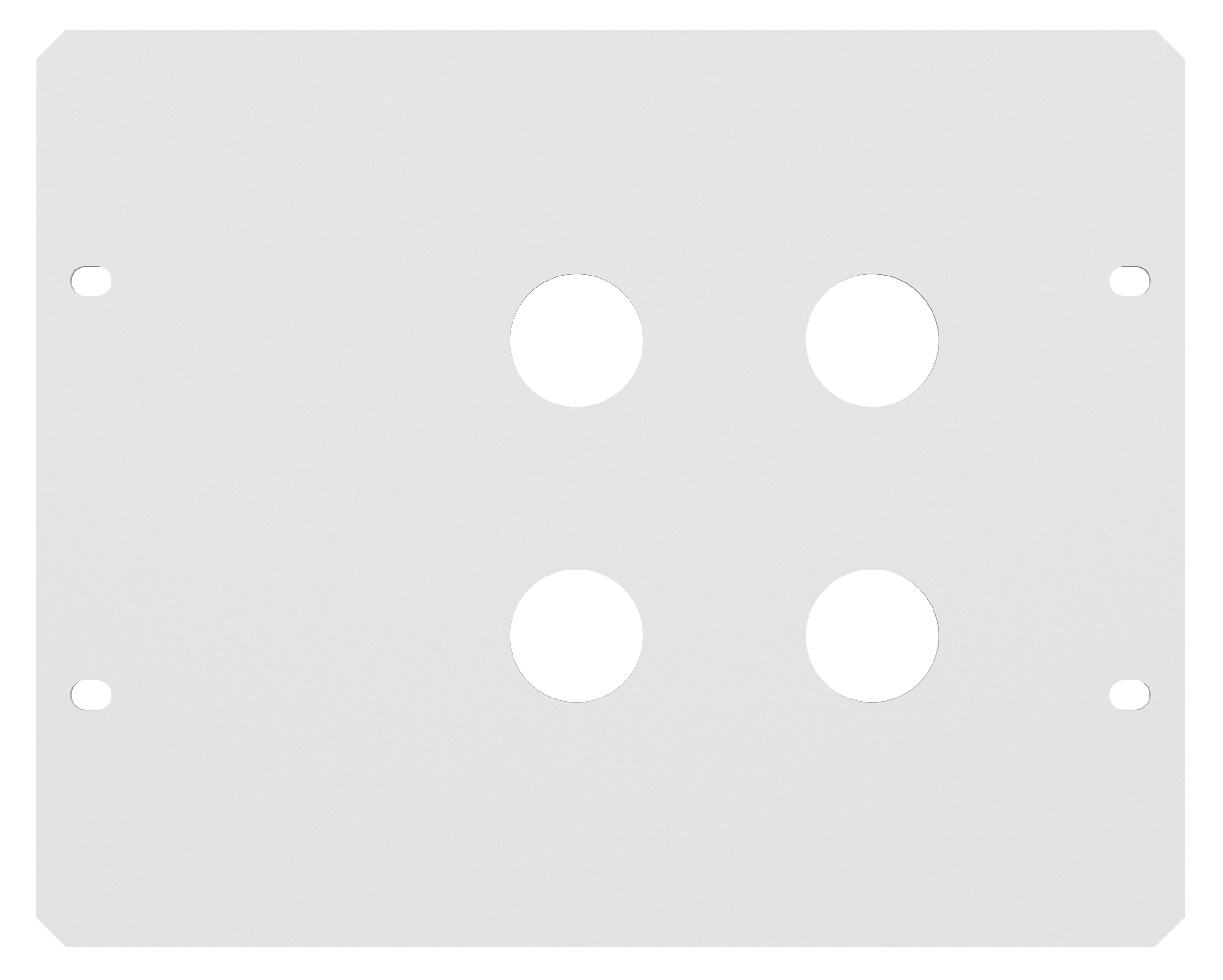 Montageplåt RLS 4 hål