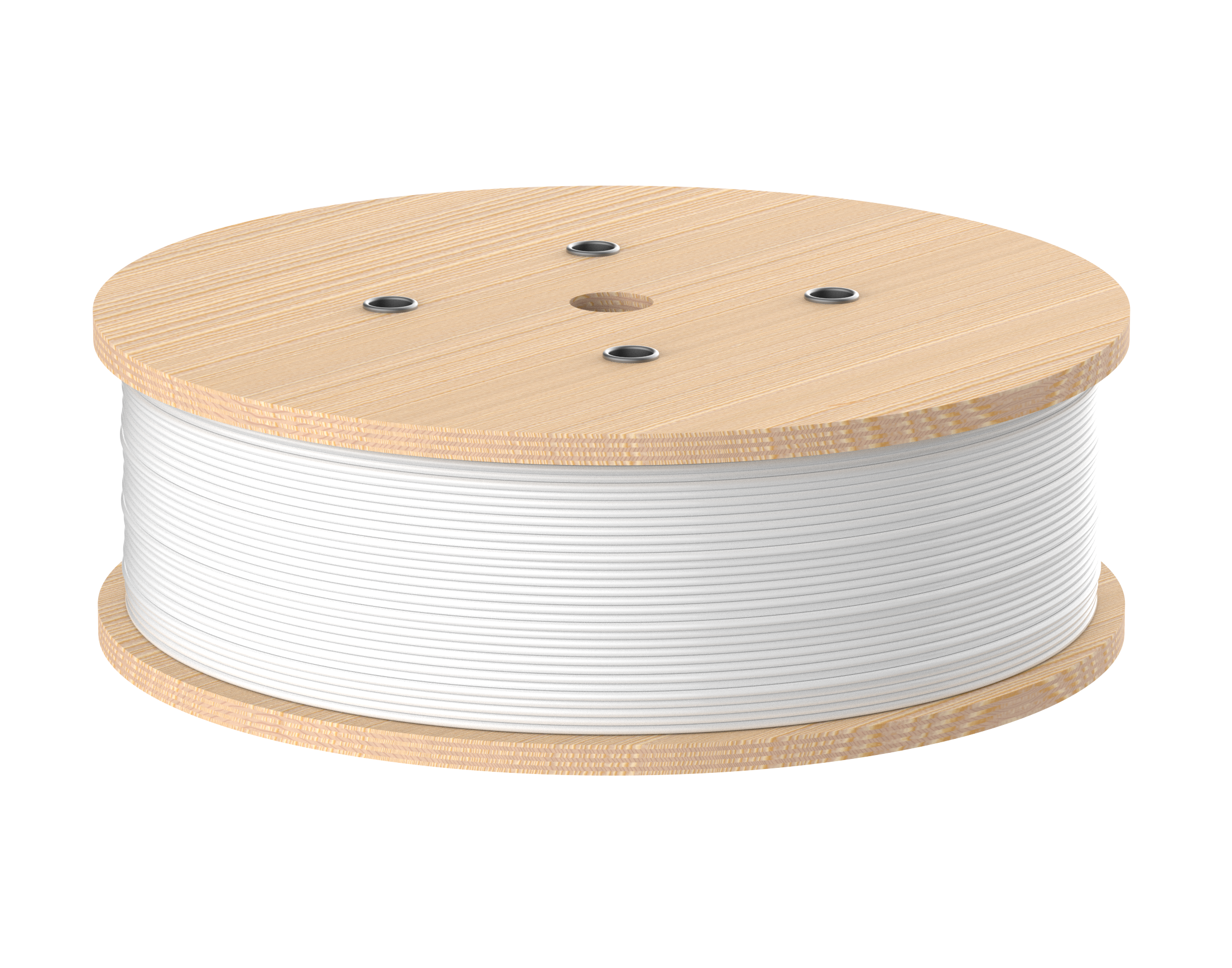 Värmedetektorkabel EN54-28 Vit 88 gr 500 meter