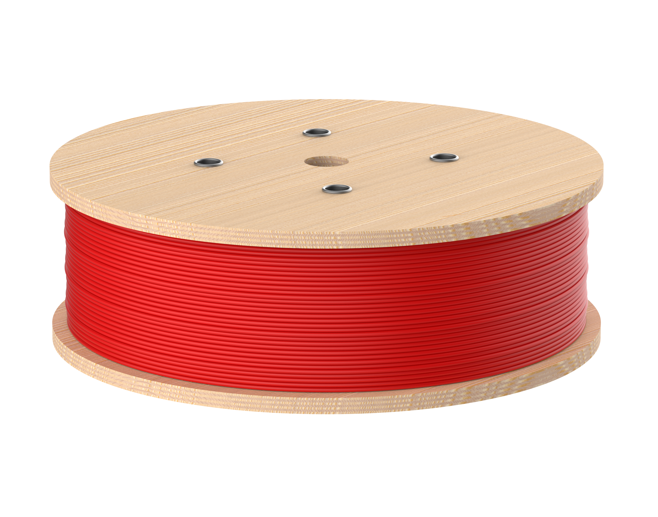 Värmedetektorkabel EN54-28 Röd 78 gr 100 meter