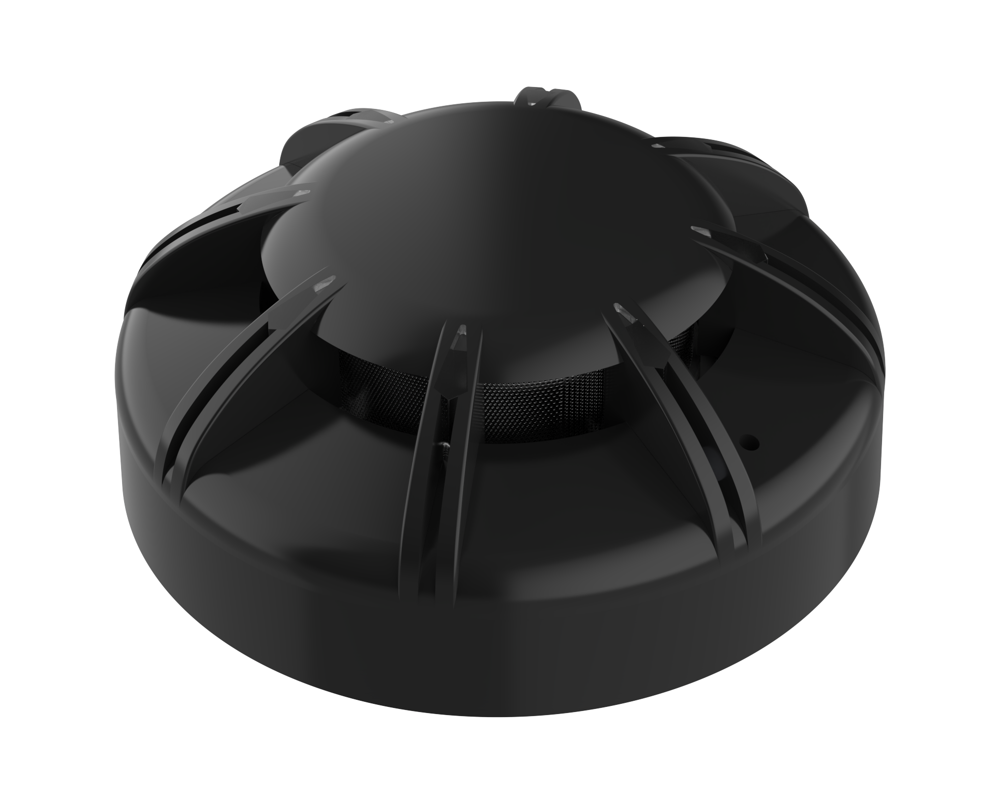 Rökdetektor konventionell Svart