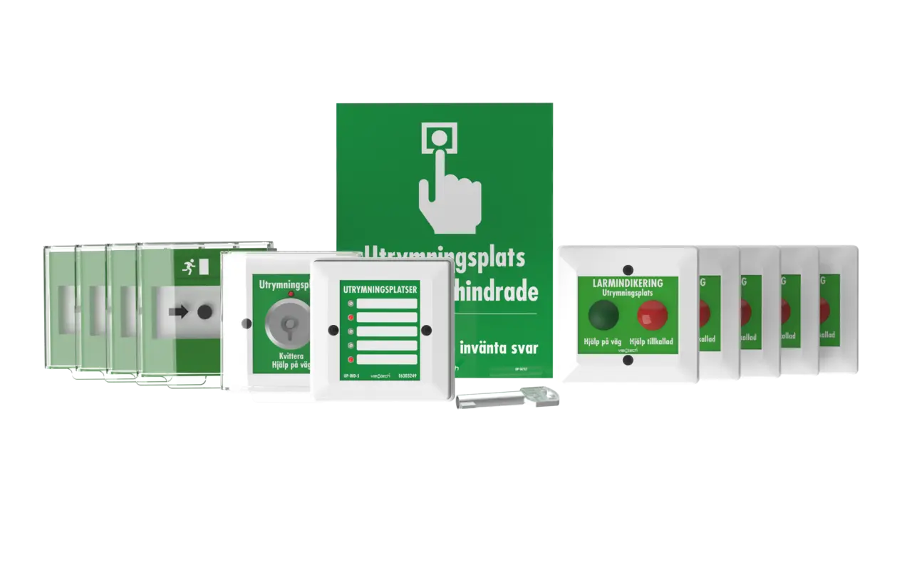 Utrymningsplats Kit 4 Platser